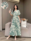 French Temperament, High Sensibility, Long Skirt, Sweet, Fragrant Wind, Aging Design, Thin Pink Dress-Outfit