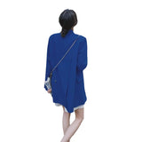 Fongt Autumn Dress New Sense Chic Gray Small Suit Jacket Female Small Person Design Sense Niche Suit-Outfit