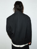 Fongt 2025 New Women's Loose Commute High-End Feeling Short-Line Long-Sleeved Blazer Women