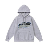 Rainbow Gradient Letter Tiger Head Printing Ins Trendy Sweater Trousers Jogging Suit-Outfit