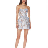 Fongt Holiday Style Dress 2025 Summer New Temperament Sexy Style Tective Yarn Flower Design Short