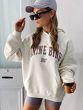 Printed Hoodies for Women 2023 Spring Autumn Vintage Loose Hooded Sweatshirt Female Fashion Pullovers Sweatshirts
