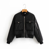 New Fall / Winter 2024 New Women's Street Fashion Pilot Padded Jacket W041 7218-Outfit