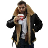 Fongt New Fur Integrated Men's Coat Bumps Color Fur Jacket Ebay Autumn And Winter Zipper