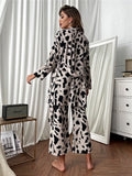 Trousers Ladies Long Pajamas Suit