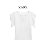 Fongt Homemade New Women's Classic Zipper Sleeve Knitting Top 3519008