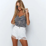 Fongt Summer Women's Solid Color Sling Small Vest Bottom Silk Chiffon Top-Outfit