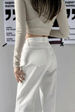 Leg High Waist Casual