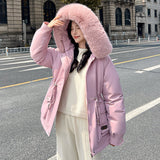 The 2024 New Winter Down Cotton And Thick Cotton-Padded Coat-Outfit