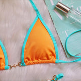 Fongt Style 2023 Web Celebrity Sexy Bikini Quilting Metal