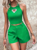 Fongt Fashion Casual Love Hot Valentine's Day Women's Clothing Set