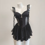 Fongt Dress Fairy Fluttering Super Fairy Pendant Net Canopy Skirt Female Summer Sexy Pure Lust High-End Gentle Pendant