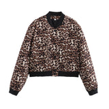 Fongt Women's ZA Autumn New Large Pocket Bomber Jacket