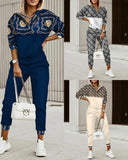 2023 Autumn New Fashion Printing 2-Piece Suit Girl-Outfit