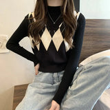Fongt New Retro College Blouse Blouse For Women's Autumn/Winter Fall