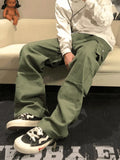 Men's Vintage Straight-Leg Cargo Pants-Outfit