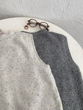 Style Sweater Vests Jackets Women Casual V-neck Knit Chaleco Coats Single Breasted Knitwear Colete New Sleeveless