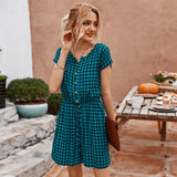 Short Sleeve Wide Leg