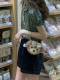 Fongt Doll Collar Bubble Sleeves Broken Flower T-Shirt Shirt Women 2025 New Summer High-End Small Shirt Top