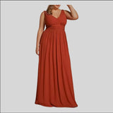 Fongt Multi-Colored Multi-Code Spring And Autumn Evening Dress Ebay Sleeveless Waist Long Skirt Hair