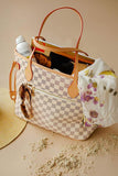 Tote Handbag with Clutch Wallet 703-1-Outfit