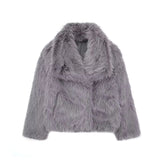 Fongt Winter New Women's Artificial Fur Effect Short Coat 4360240-Outfit