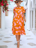 Classic Versatile Puff Sleeve Printed