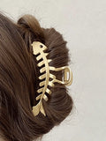 Fish Bone Large Hair Claw-Outfit