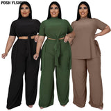 XL-5XL Plus Size Tracksuit Women 2 Piece Set African Clothes Joggers Sweat Suits Sporty Sweatpants Matching Outfits