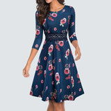 Floral Lace Patchwork Sleeveless Tunic Party