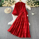 Fongt New French Wearing Women's Clothing Printing With Chest Pads With Chest Slings + High Waist Slim Half Skirt Two Sets