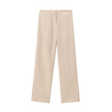 Fongt Women's 2025 Summer New Fashion Button Vest Straight Pants Set