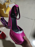 Summer Chunky Heel Hollow Sandals-Outfit