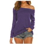 Elegant Style Off-shoulder Casual Women Sexy