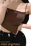 Camisole Solid Color Sleeveless Sexy Spaghetti Strap Short Vest Tops for Summer 2023 Undershirt