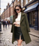 Fongt Winter Korean Version Slimming Fashion Temperament Waist Hair Lady's Coat