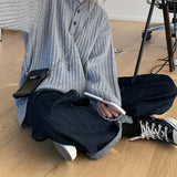 Wind Sweet Retro Hooded Knitted Sweater Women's Autumn And Winter 2024 New Loose Board Pullover-Outfit