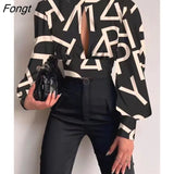 Spring Standing Collar Long Sleeve Lantern Sleeve Backless Hollow Out Top Shirt Pretty and Cheap Women's Blouses