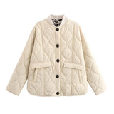 Fongt Women's ZA Autumn And Winter New Street Fashion Casual Cotton Cotton Coat