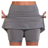 Color Mid-waist Culottes Fresh And Sweet Women's Sports Casual Pants Pockets Short