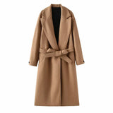 Fongt Homemade New Women's Classic Fashion With Belt And Hairy