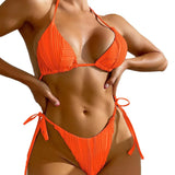Addition 2023 New Drawstring Strap Split Bikini