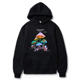 Sweatshirt Colorful Mushroom Print Hooded Casual
