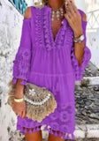 Spring Embroidery Crochet Lace Boho