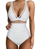 2024 New High-Waisted Swimsuit Women's Tight Sexy Hollow
