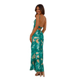 Fongt Summer Fashion New Sexy Sling Back Hollow New Printed Dress 23069-Outfit