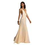 Fongt Summer Women's Temperament Fashion Simple Hollow Splicing Lace Sling Color Dress
