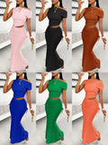 Fongt Temu Women's Spring / Summer Dress Suit Sexy-Outfit