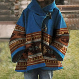 Fongt Winter Wish Amazon Ebay Autumn And Winter New Lady Loose Retro Print Wool Coat 5 Color 8