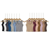 Trend Women's Wear In Summer Sexy Spicy Girls Wide-Edged Threaded Cotton Vest Slim And Slim Bottom Suspender-Outfit